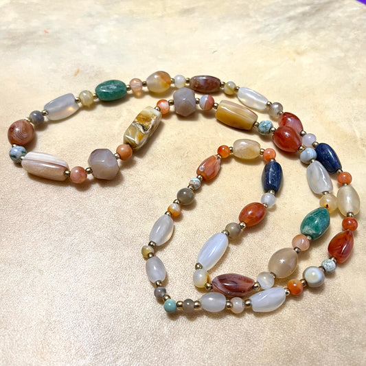 Colorful Beggars Beads Vintage from the 1960s