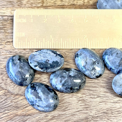 Larvikite Crystal Oval Cabochon