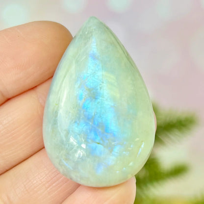 Moonstone Crystal Teardrop Cabochon