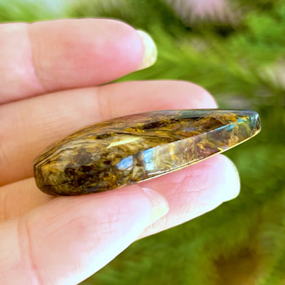 Pietersite Teardrop Domed Crystal Cabochon