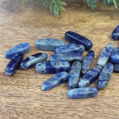 Sodalite Tumbled Crystal Daggers - You get one