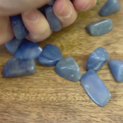 Blue Aventurine Tumbled Crystals - You get one