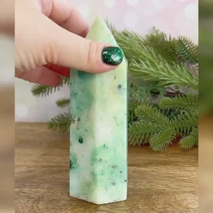 Phoenix Stone Large Crystal Tower