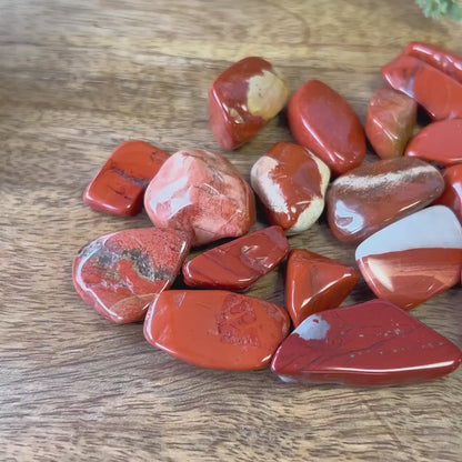 Red Jasper Tumbled Crystals - You get one