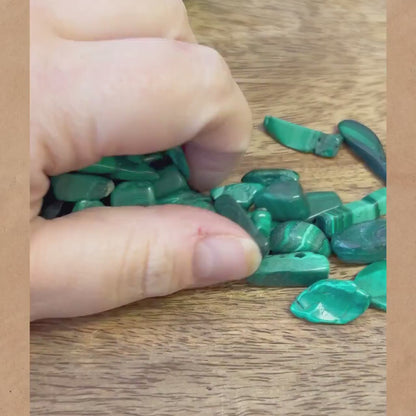 Malachite Mini Tumbled Crystals - You get one