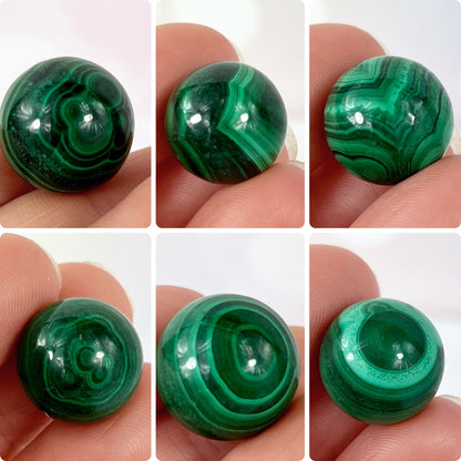 Malachite Marble Mini Sphere - You get one