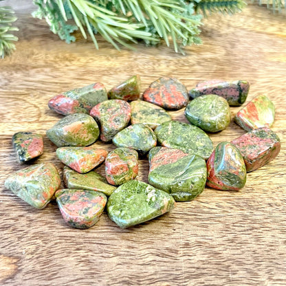 Unakite Tumbled Crystals - You get one
