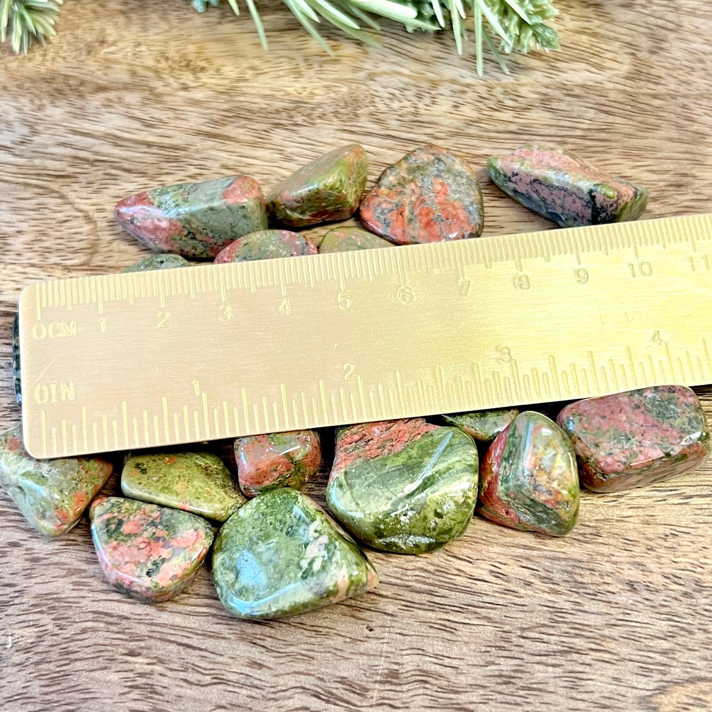 Unakite Tumbled Crystals - You get one