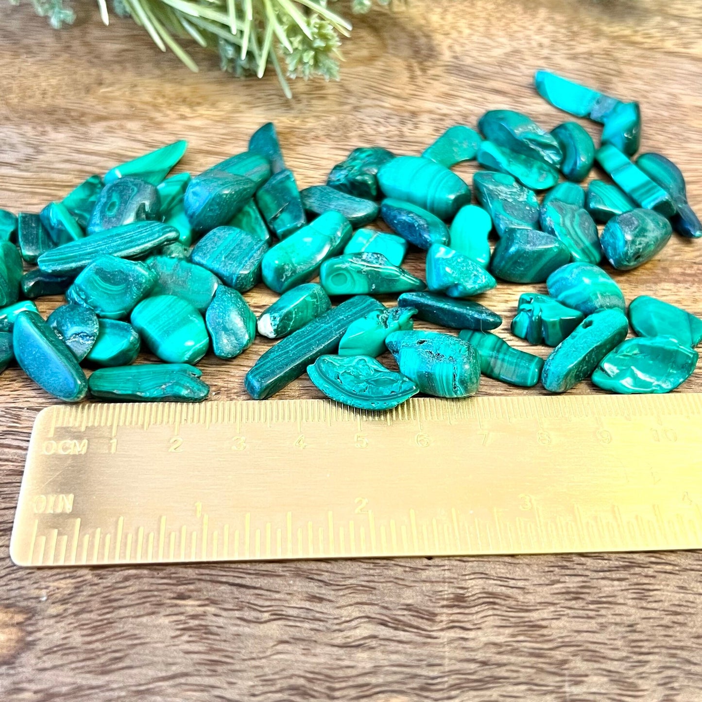 Malachite Mini Tumbled Crystals - You get one