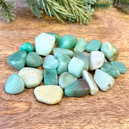 Green Aventurine Tumbled Crystal - Multiple Sizes