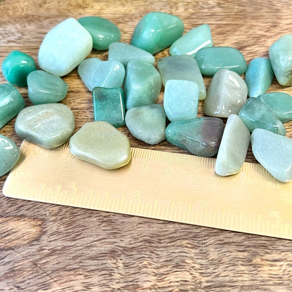 Green Aventurine Tumbled Crystal - Multiple Sizes