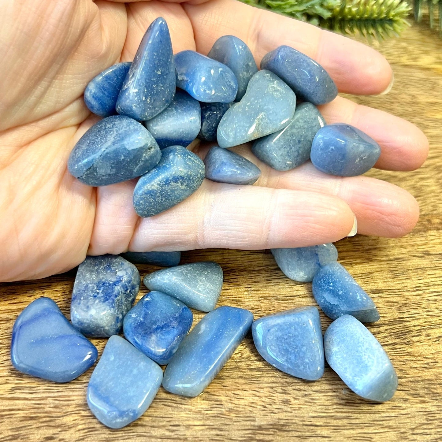 Blue Aventurine Tumbled Crystals - You get one