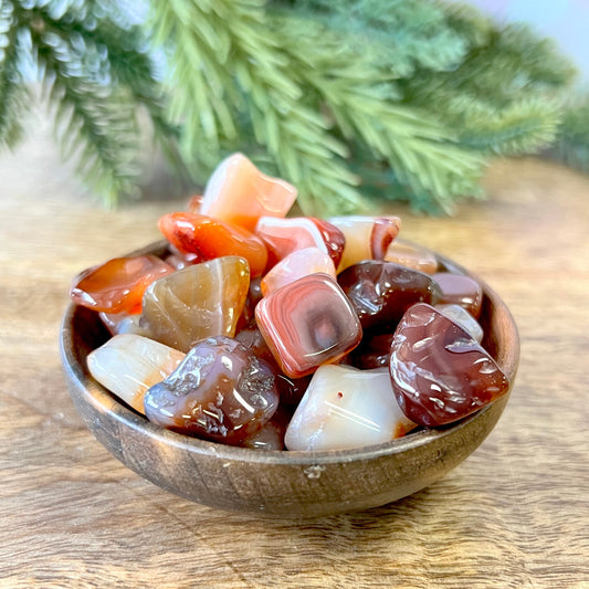 Carnelian Tumbled Crystals - You get one