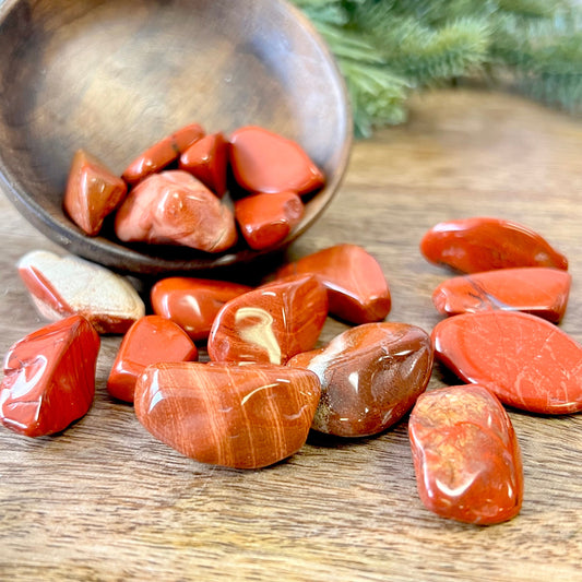 Red Jasper Tumbled Crystals - You get one