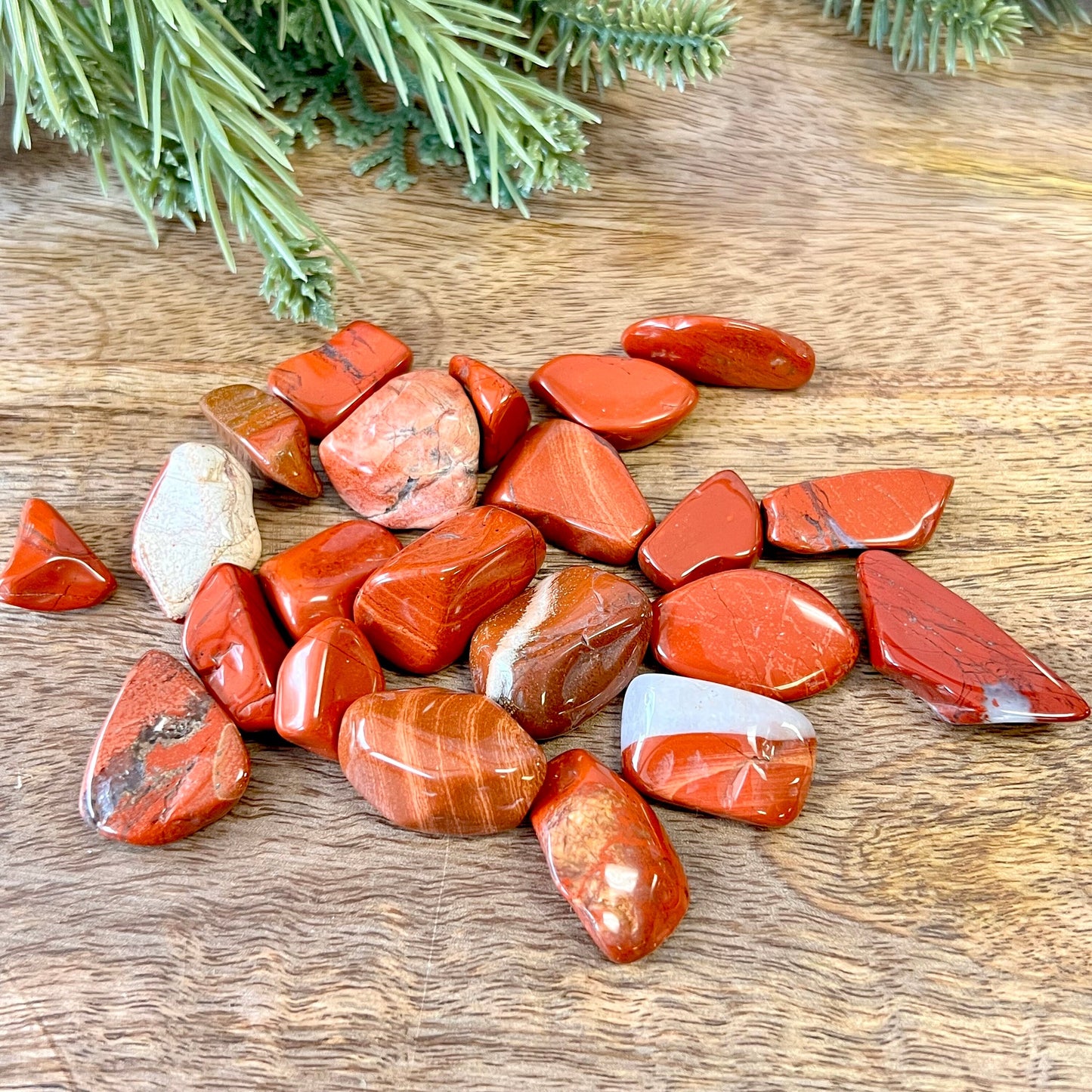 Red Jasper Tumbled Crystals - You get one