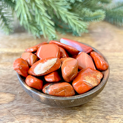 Red Jasper Tumbled Crystals - You get one