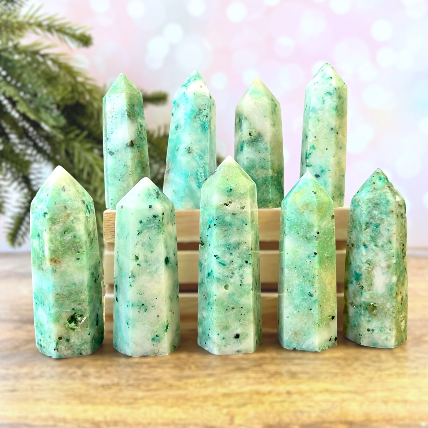 Phoenix Stone Crystal Tower - You get one