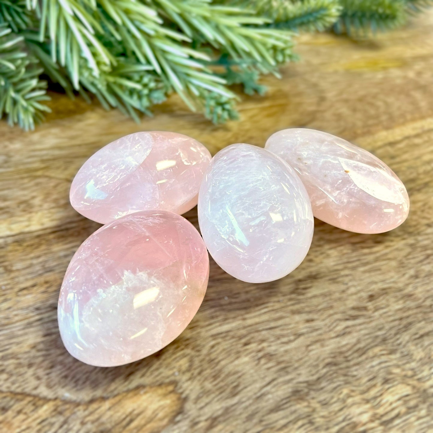 Rose Quartz Palm Stone - You get one