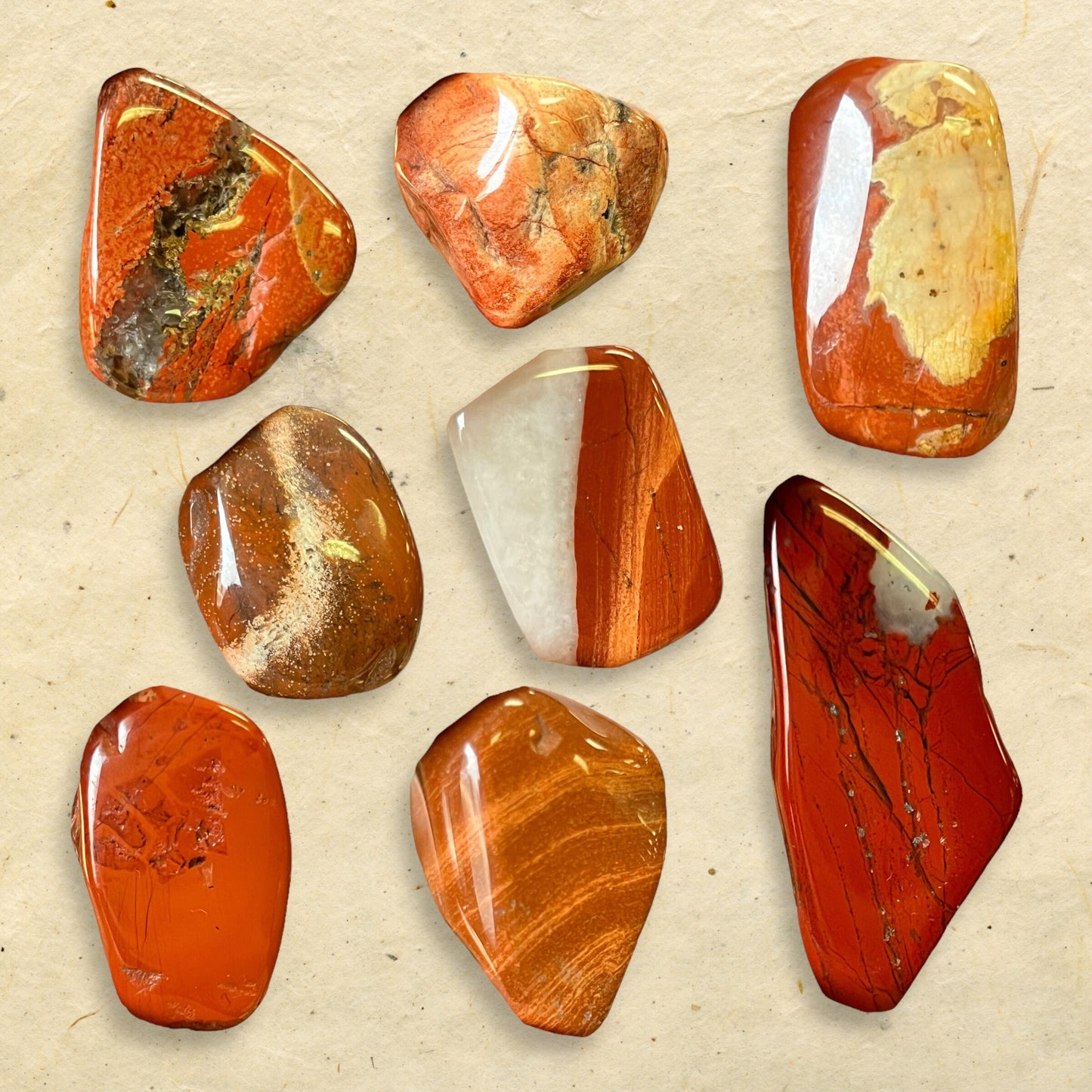 Red Jasper Tumbled Crystals - You get one