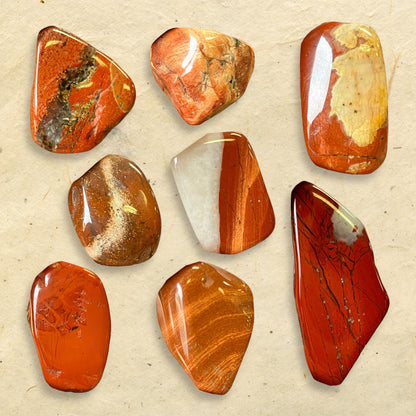 Red Jasper Tumbled Crystals - You get one