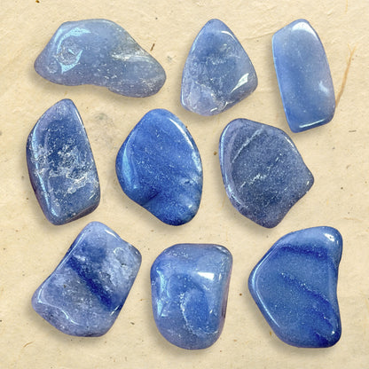 Blue Aventurine Tumbled Crystals - You get one