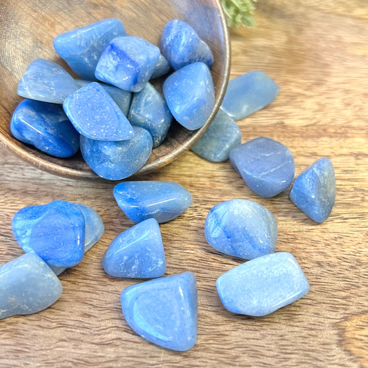 Blue Aventurine Tumbled Crystals - You get one