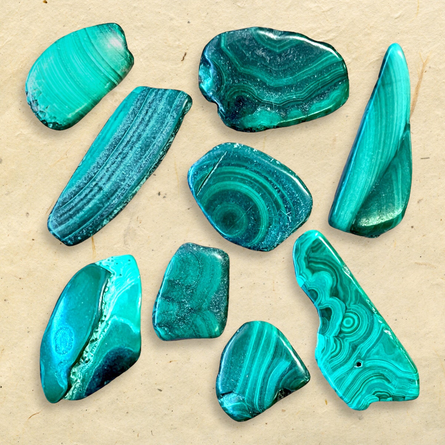 Malachite Mini Tumbled Crystals - You get one