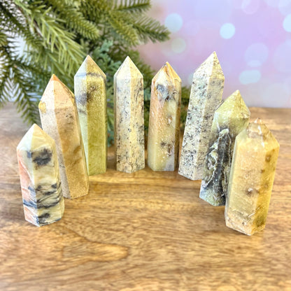 Green Opal Crystal Tower - You get one