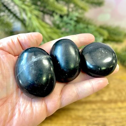 Black Tourmaline Palm Stone You get one