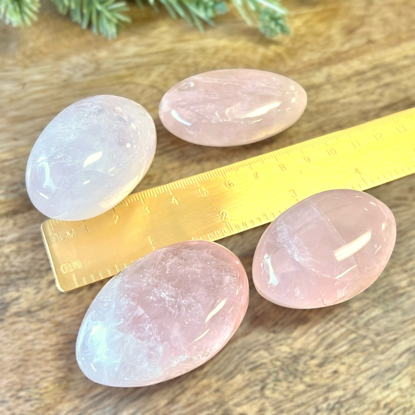 Rose Quartz Palm Stone - You get one