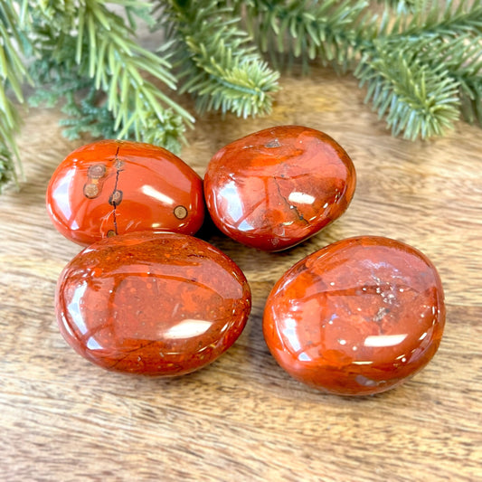 Red Jasper Palm Stone - You get one