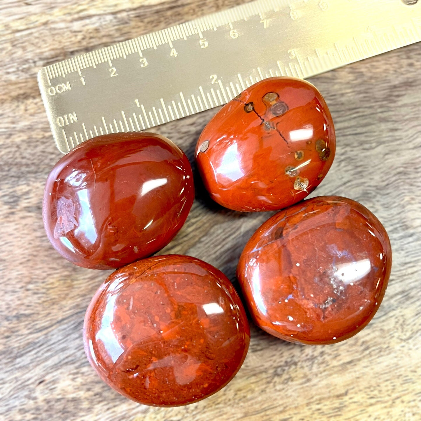 Red Jasper Palm Stone - You get one