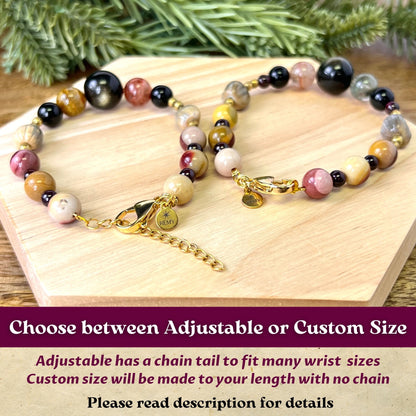 Ancestor Connection Beaded Crystal Bracelet - Handmade REMY Collection