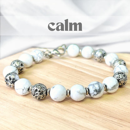 Calm Beaded Crystal Bracelet - Handmade REMY Collection