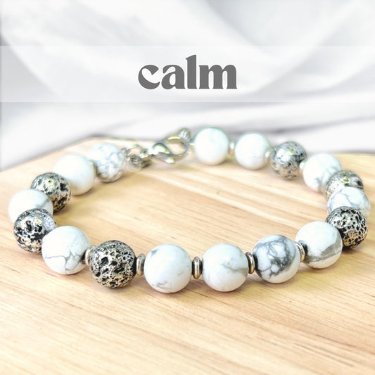 Calm Beaded Crystal Bracelet - Handmade REMY Collection